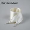 Silk Ballet Style Wide Flat Shoelaces with Bow, Suitable for Wide Holes In White or Black
