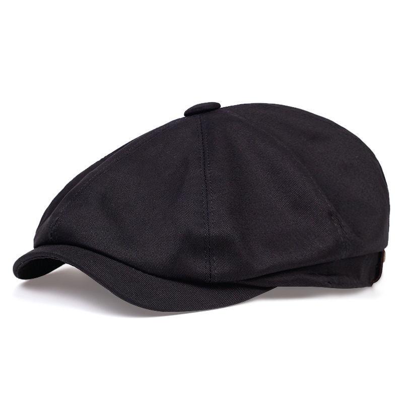 Newsboy Hats for Men Flat Cap Cotton Adjustable Breathable Irish Cabbie Ivy Driving Hunting Hat