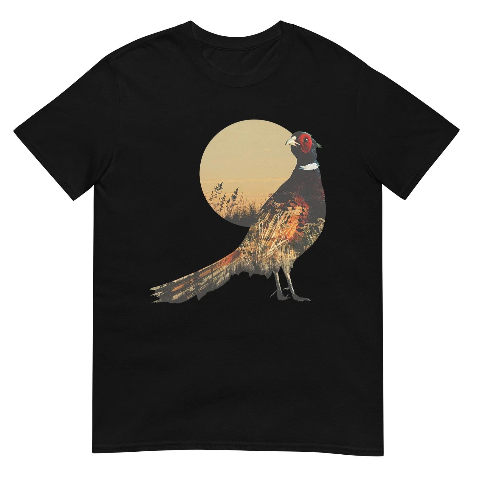 Grasslands, agricultural fields Pheasant T-Shirt 2XL