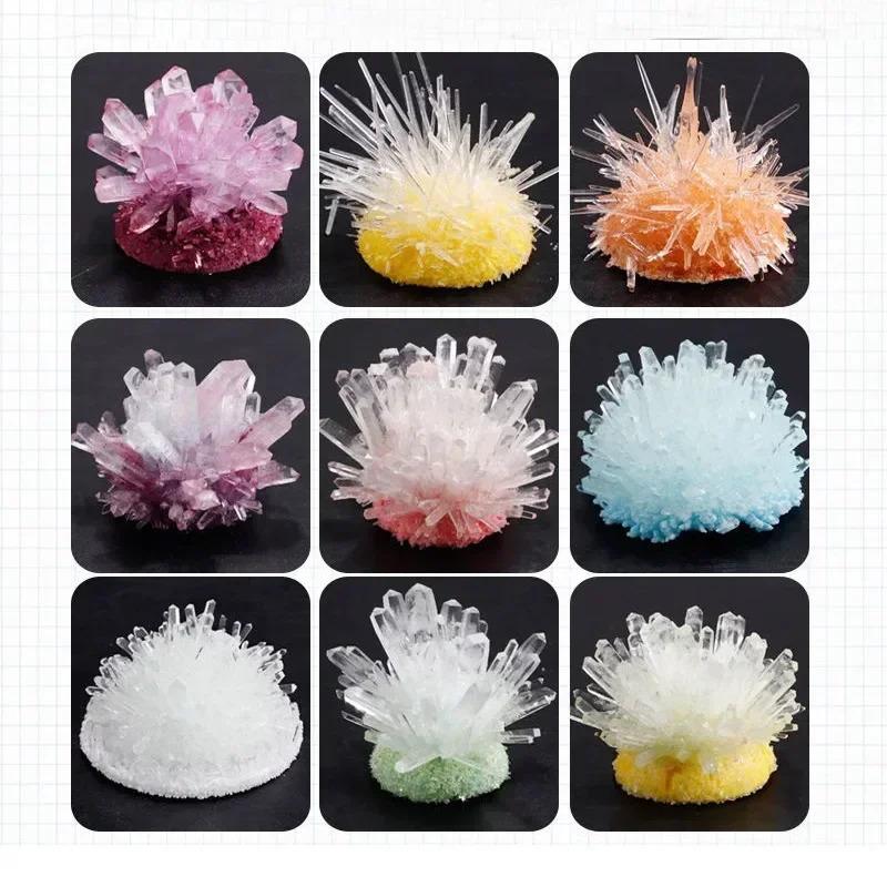 Crystal Magics Growing Kit Decoration Glass Crystal Science Experiments Puzzle And Stress Easing Kids Toy Educational Stimula