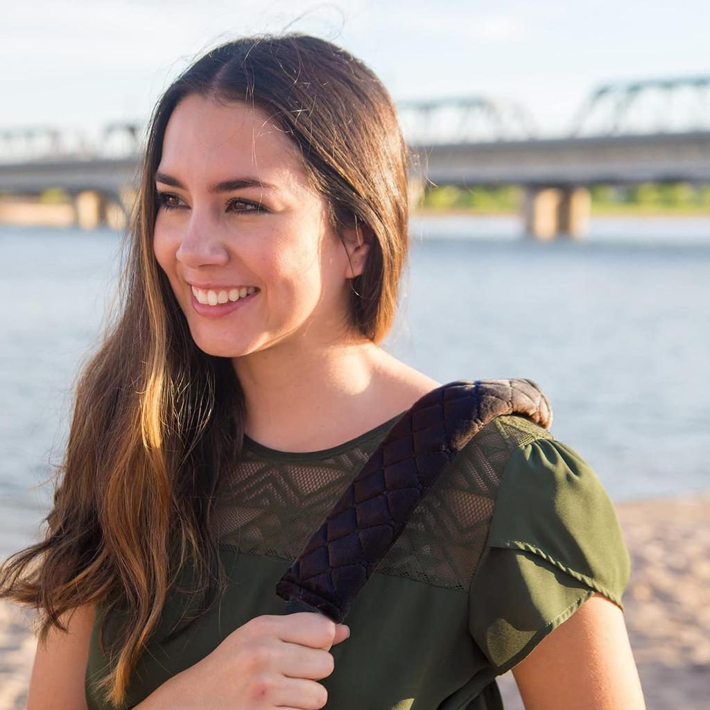 LeTradeJP Potahy bezpečnostních pásů (Sada 2 / Černá) Snadná instalace, Měkké a pohodlné,