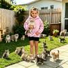 Sudadera con capucha de manga larga para niños y niñas, informal, cómoda, para otoño e invierno, sudadera con capucha sin cierre