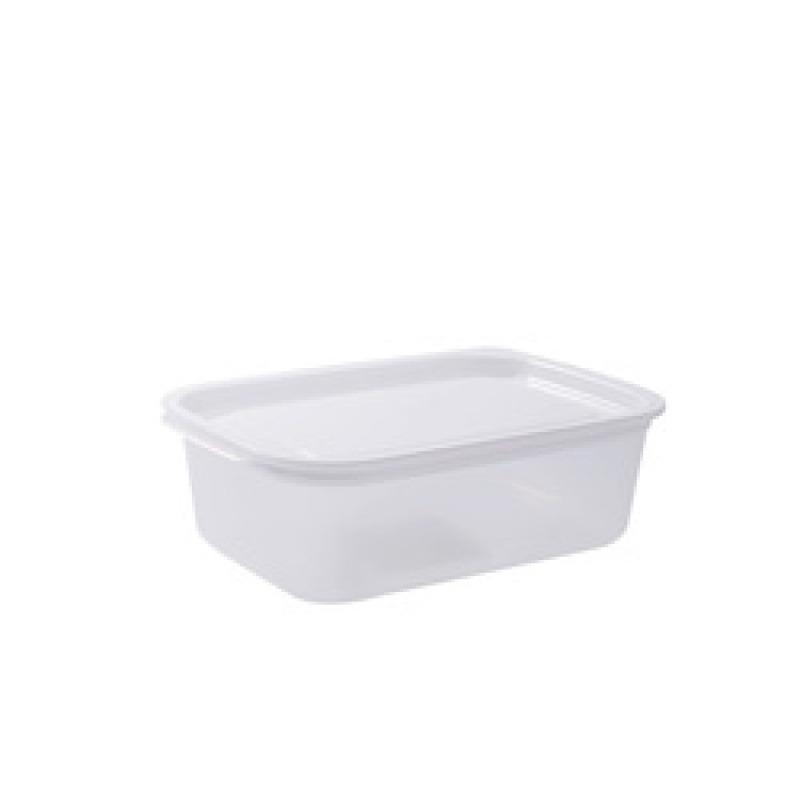 High-Efficiency Microwave & Fridge Storage Solutions: Organized Kitchen with Durable Plastic Containers & Lids
