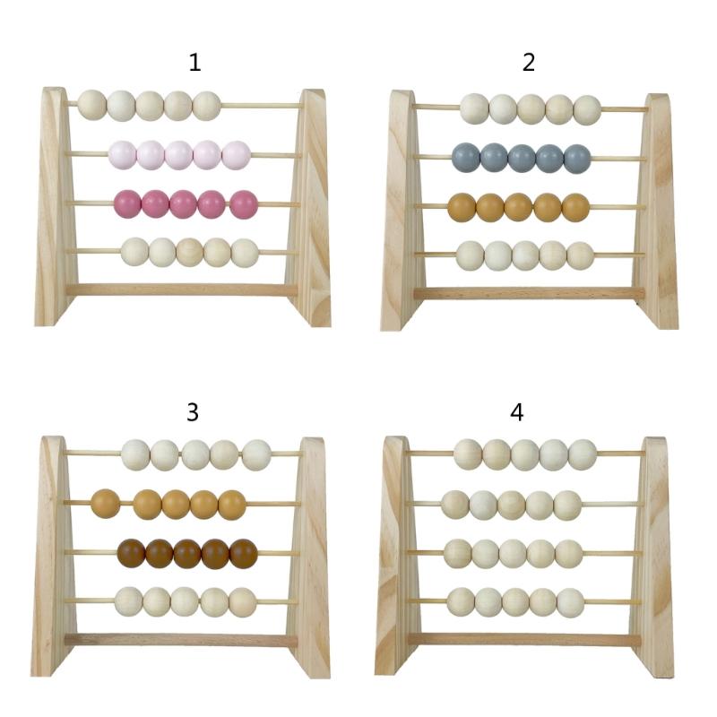 Wooden Abacus Calculating Beads Baby Children Kids Early Learning Educational Toys Nordic-Style Natural Child Room Decor