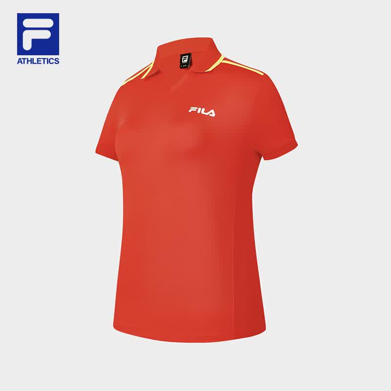 FILA Women s Knit Short Sleeve Polo Top XL