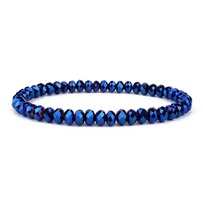 Mini Geslepen Kristal Armband Dames Luxe Kralen Dames Armband Mode 6/8mm 41kleur Kristallen Kralen Armband Vriendschap Sieraden