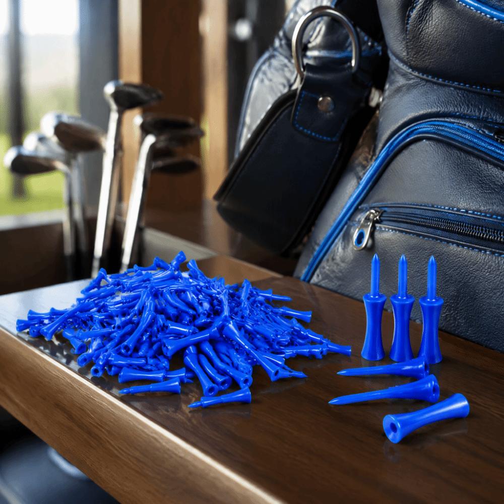 100pcs 68mm Length Step Down Golf Tees 1 1/4 Inch Size Castle Golf Tees For Women