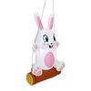 Easter Rabbit-shaped  Inflatable  Model 1.2m Rope Hanging Tree Pendant Led Light Up Event Venue Decoration Props For Outdoor Indoor