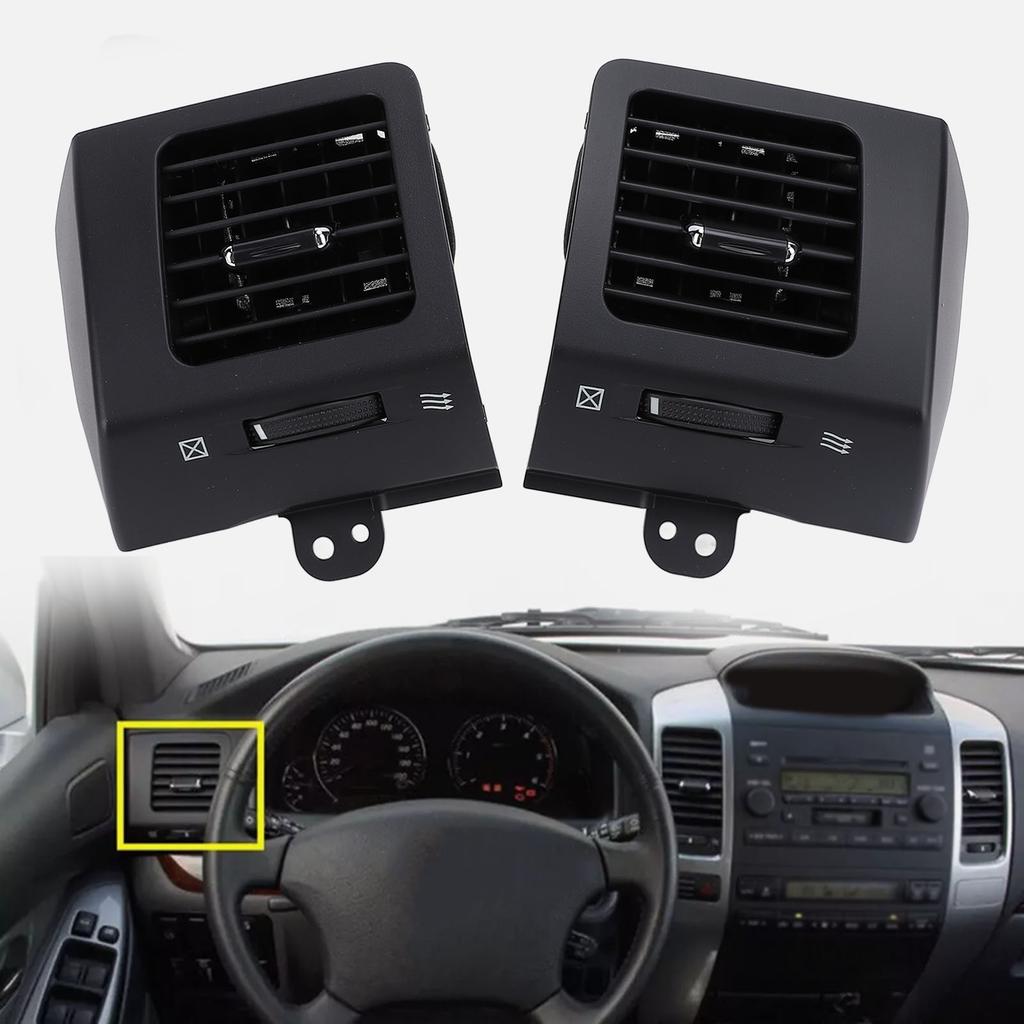 Car AC Air Vent Outlet Improved Air Circulation Air Conditioner Ventilation Grille for Prado J120 2002 To 2009 Car Accessories