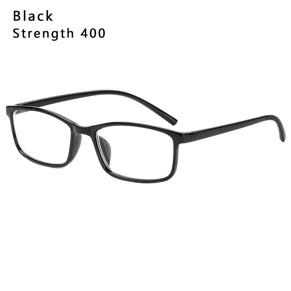 Men Vision Care -1.00~-4.0 Diopter Business Blue Film Ultra Light Resin Eyeglasses Myopia Glasses