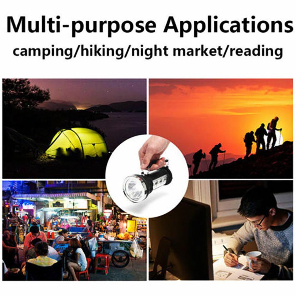 אנרגיה סולארית סופר בהיר חיצוני קמפינג LED לפיד אור פנס פנס