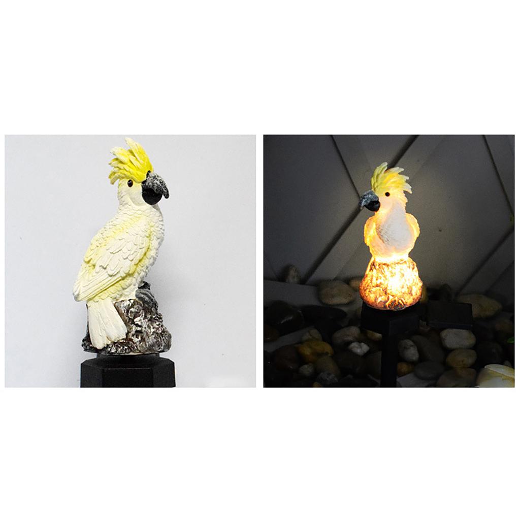 Zahradní dekorace Resin Parrot Solární světlo Garden Light