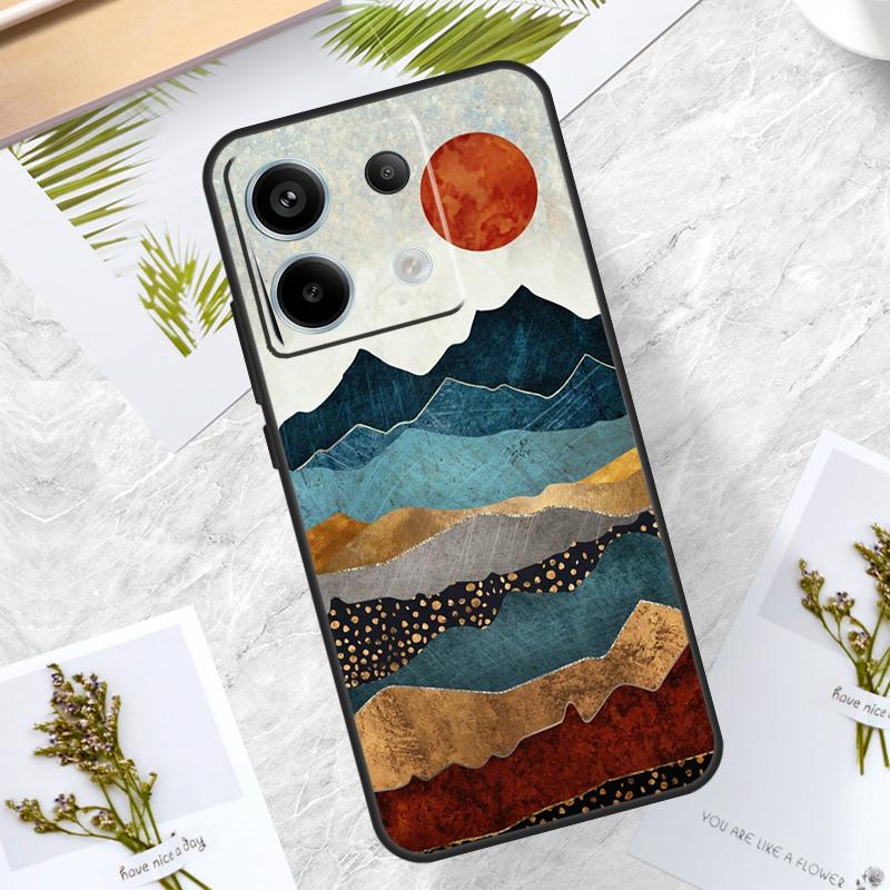 Star Lake Mountains Case For Xiaomi Redmi Note 14 Pro 12 11 10 13 15 Pro Plus Redmi 15 14C 10C 12C 13C 15C Cover