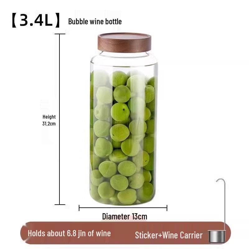 ZISIZ Glass Infusion Jar