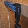 Skateboard Wall Mounted Storage Rack Single Board Snowboard Wall Mounted Bracket Space Saving Winter Equipment Storage Rack