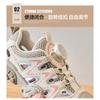 Kids Rotating Buckle Sneakers Breathable Mesh Upper Lightweight Anti-Slip Rubber Sole Outdoor Play
