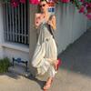 Romantic White Lace Trim Drawstring Wide-Leg Cropped Pants