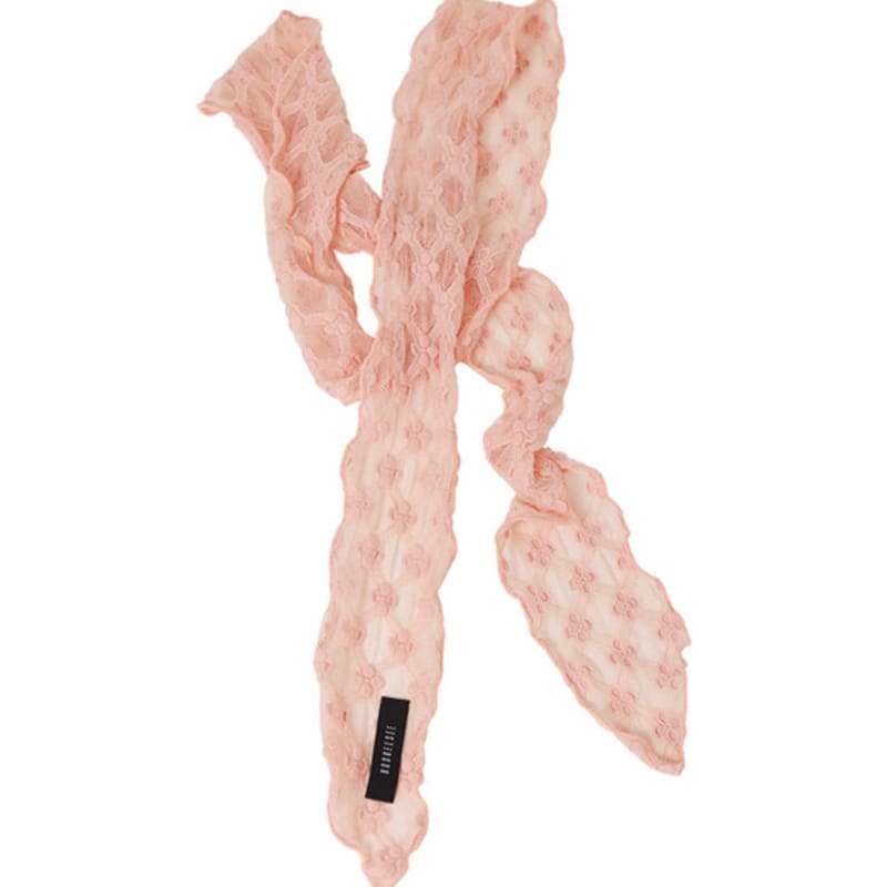COOKEESEE Net Lace Scarf (Indian Pink)