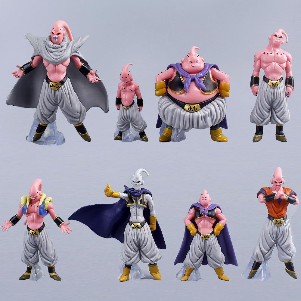 Dragon Ball Z Anime Figure All Forms Majin Buu GK Muscle Fat Buu Statue  Boy Gift Collection