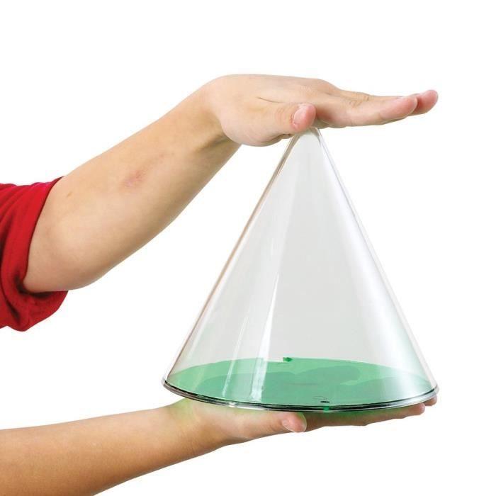 Jouet éducatif - learning resources - formes géométriques géantes - transparent - vert - mixte