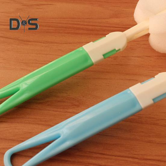 5 Τεμάχια Βούρτσα Μπουκαλιού Σφουγγάρι Καθαριστής Κυπέλλων Αποσπώμενη Μακριά Λαβή Φορητή Βούρτσα Καθαρισμού για Κύπελλα Ποτήρια Μπουκάλια Νερού