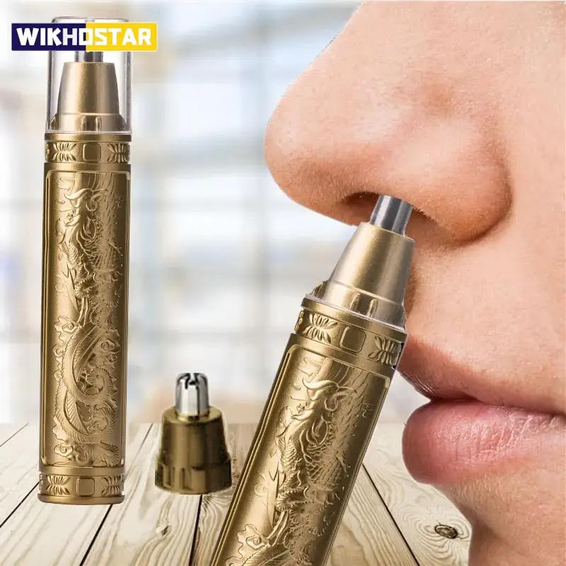 Goldener Drache und Phönix Nasenhaartrimmer Klare Nasenlöcher Klein und praktisch Waschen mit Messerkopf Unisex Bequemlichkeit