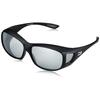 Daiwa Fishing Polarized Sunglasses Overglasses DO-4033 Gray Flash Silver Mirror Gray FS Mirror 43x145mm