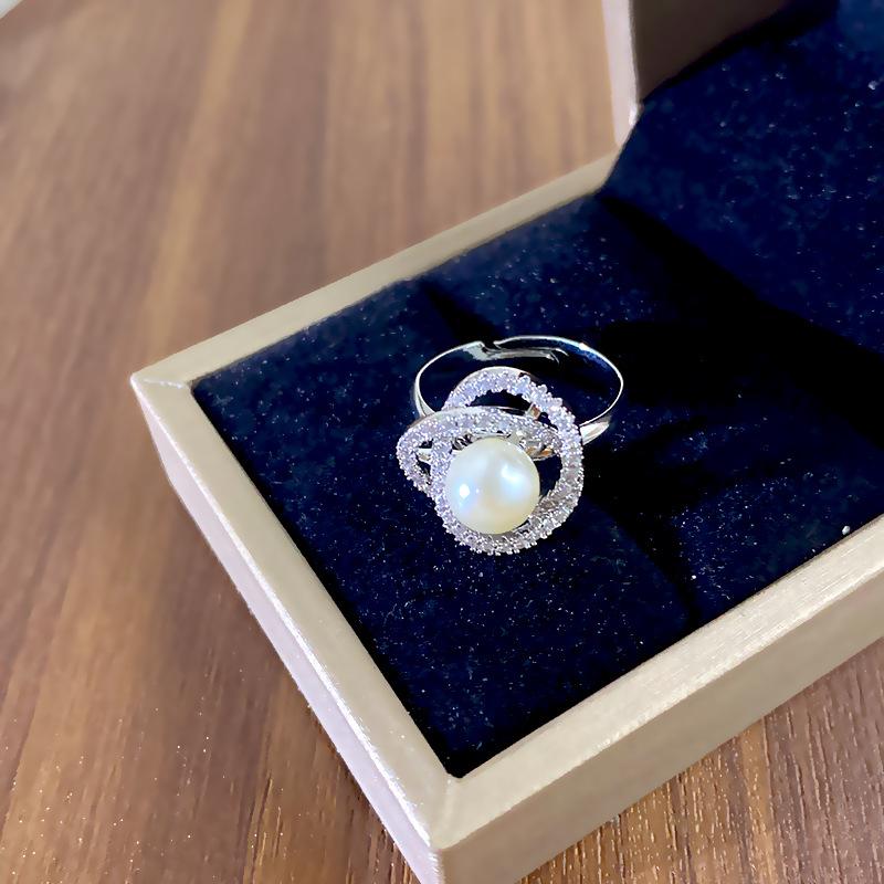 High Quality Women's All-Match Clavicle Chain Camellia Inlaid Pearl Zircon Set Stainless Steel Real Gold Plating Anniversary