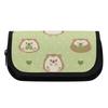 Pen Case 300D Polyester Large Capacity Smooth Zipper with Two Spacious Sections for Pens Stationery Earphones for Boys Girls