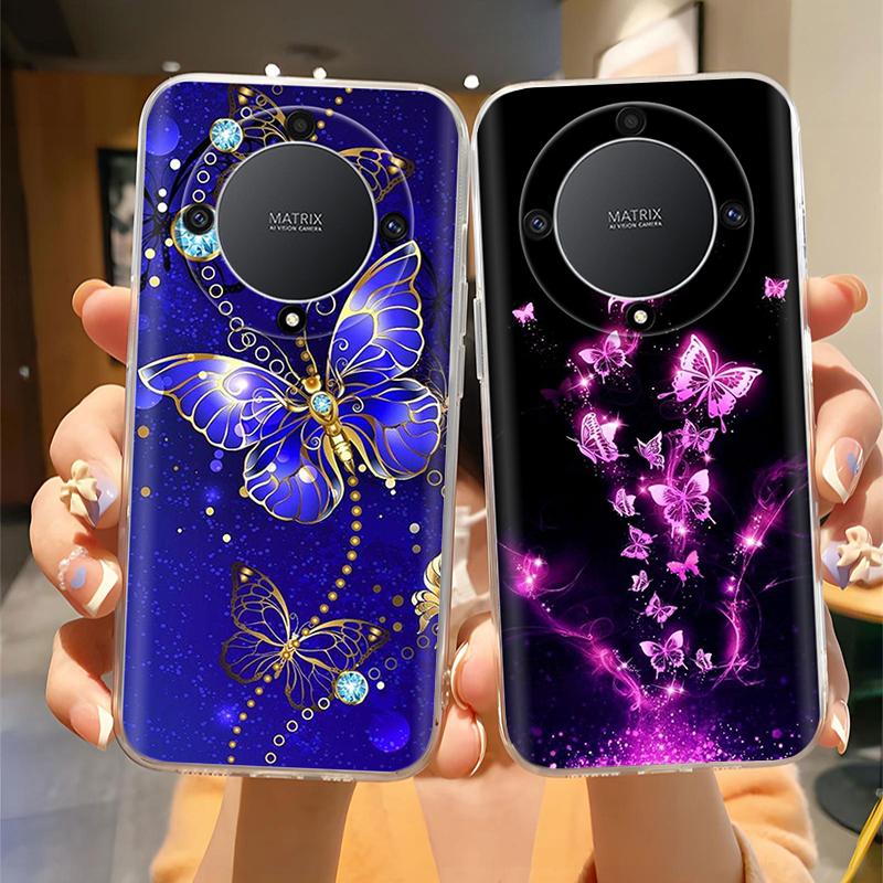Case For Honor X9a Case Honor X9b Magic5 Magic6 Magic 5 6 Lite Transparent Soft Silicone TPU Funda Protective Back Cover Casing