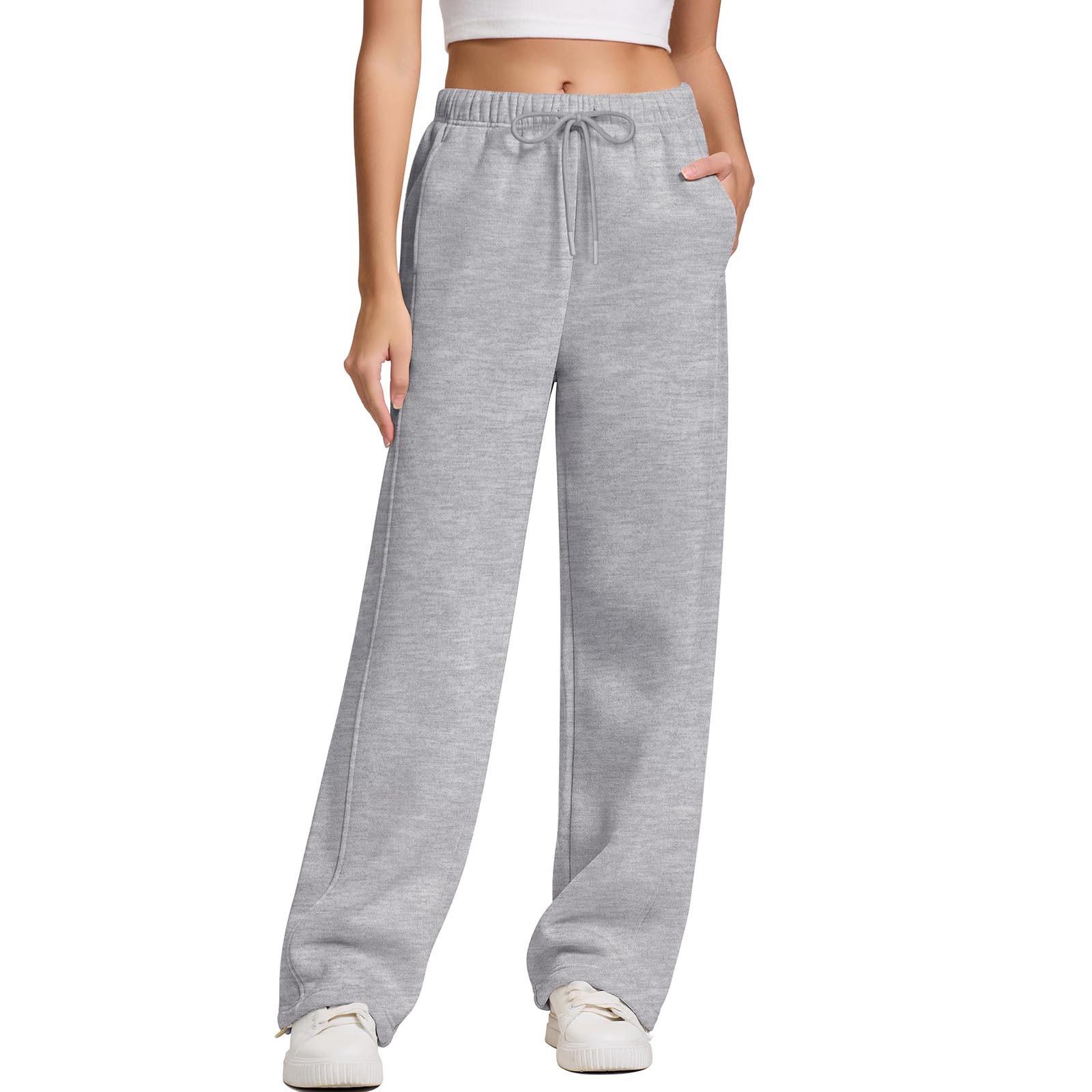 

Женские модные однотонные спортивные брюки с завязками, прямые брюки M чёрный