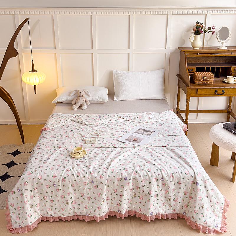 

Aosmeng Princess Lace Cotton Soy Fiber Quilt