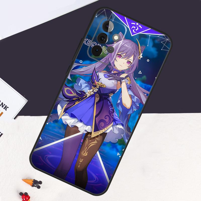 Genshin Impact Keqing Case For Samsung Galaxy A53 A15 A22 A52 A32 A54 A14 A16 A26 A36 A56 A55 A35 A05 A06 A33 A13