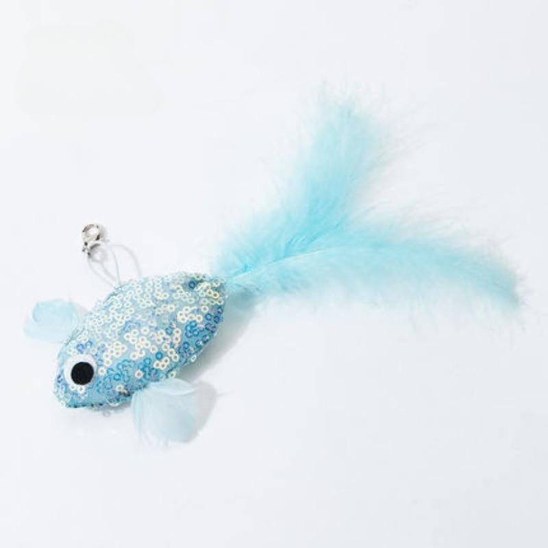 Small Accessories For Cat Toy Butterfly Tease Cat Stick Feather Kitten Interactive Play Pet Toy