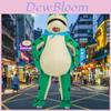 Aufblasbares Frosch-Kostüm für Erwachsene für Halloween-Cosplay mit lustigem Design