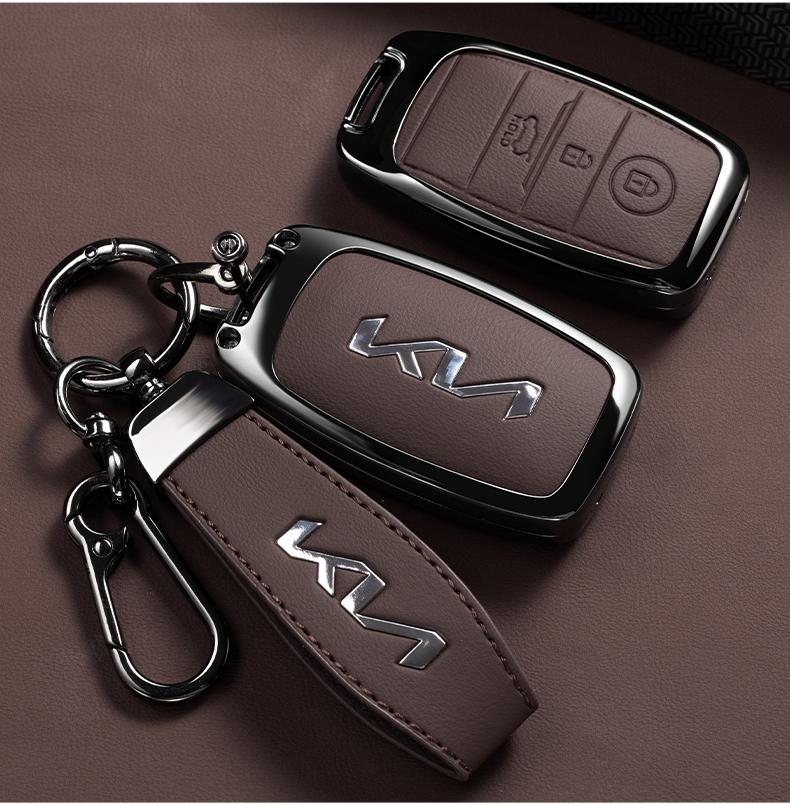 AABFS1 Zinc Alloy Car Key Case Case Shell For Kia RIO 3 Optima Xceed Ceed Sorento 2011 Forte Niro 2023 Soul 2019 EV6 Sportage 4 Stonic