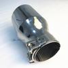 Automobile Muffler Modified Tail Pipe Stainless Steel Silver Large Caliber 114 Universal Tail Throat Oblique Exhaust Head Slight