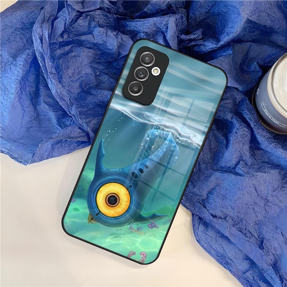 Pouzdro na telefon Subnautica pro Samsung Galaxy S26 S25 S24 S30 S21 S23 S20 S22 Fe Pro Edge Ultra Plus skleněný kryt