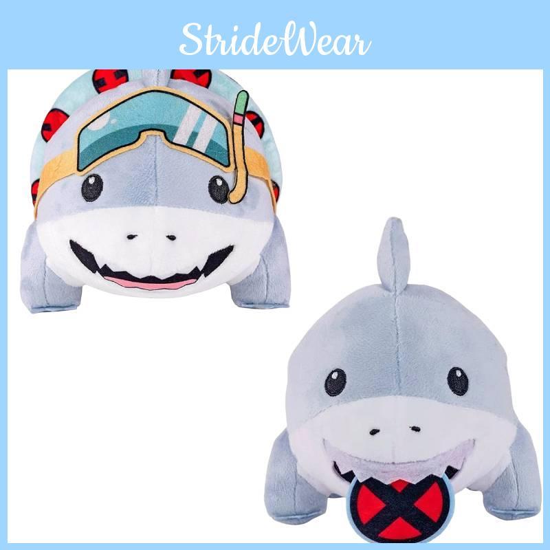 Jeff Shark Rivals Plush Toy Stuffed Doll Cartoon Decoration Ring Swimming