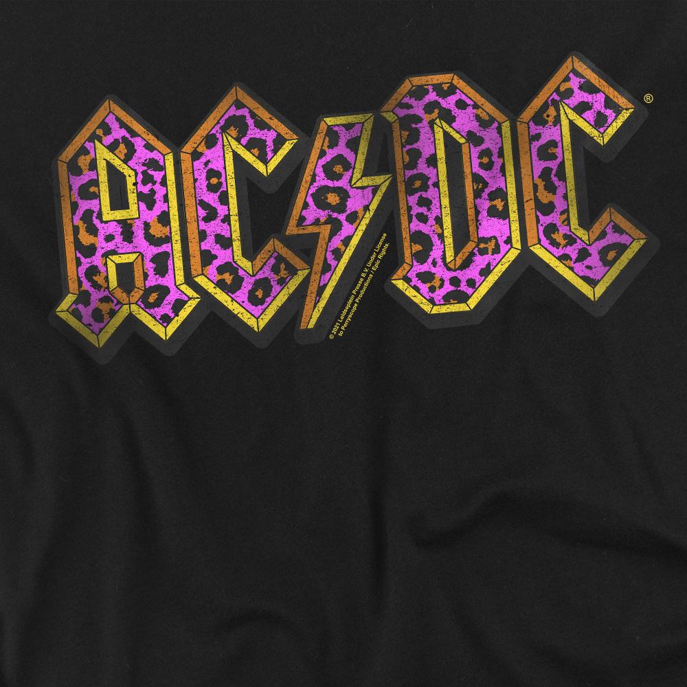 AC/DC Mens Animal Print T-Shirt