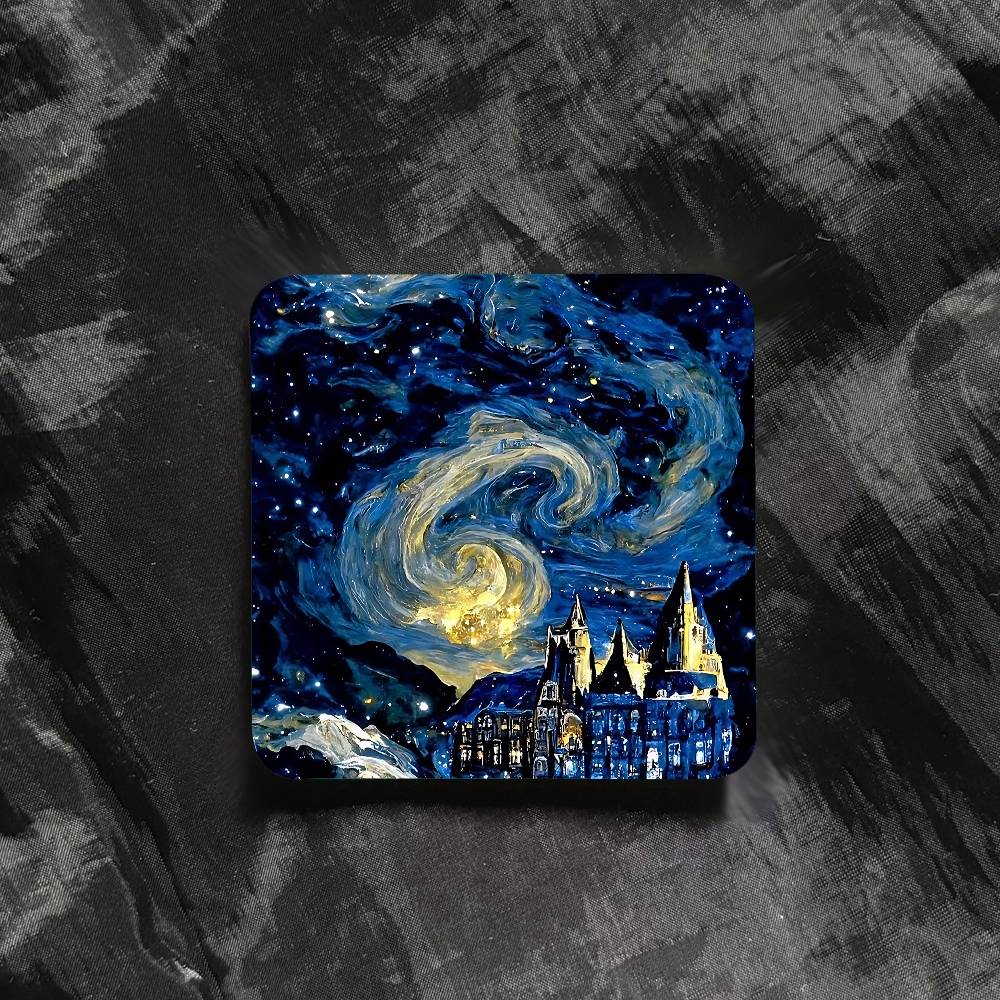 Van Gogh Starry Sky Refrigerator Magnet Personalized Creative Magnetic Stickers With Magnets