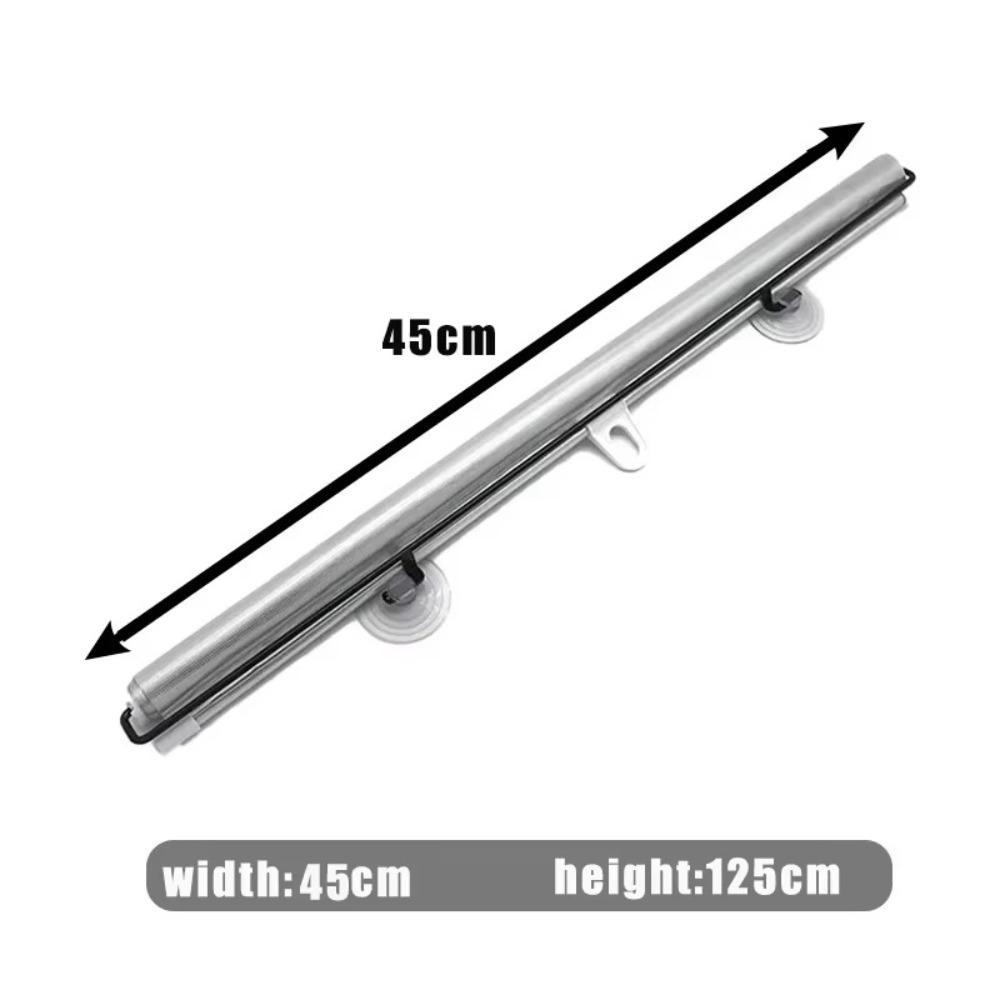 Retractable Car Side Window Sun-Shade Universal Aluminium Film Sunshade Roller Blinds Cars Windscreen Sunshade Auto Truck