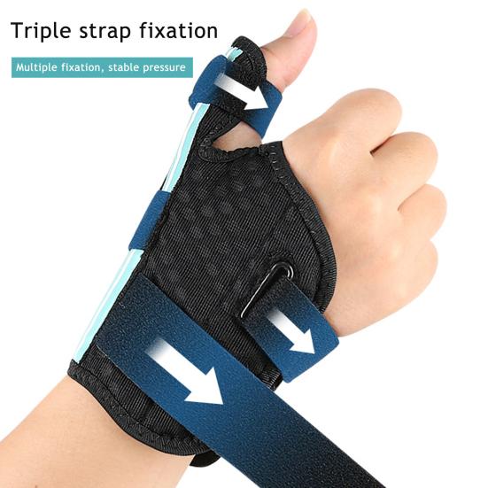 Thumb Brace with Adjustable Strap Left Right Hand Tendonitis Sprain Arthritis Pain Relief Thumb