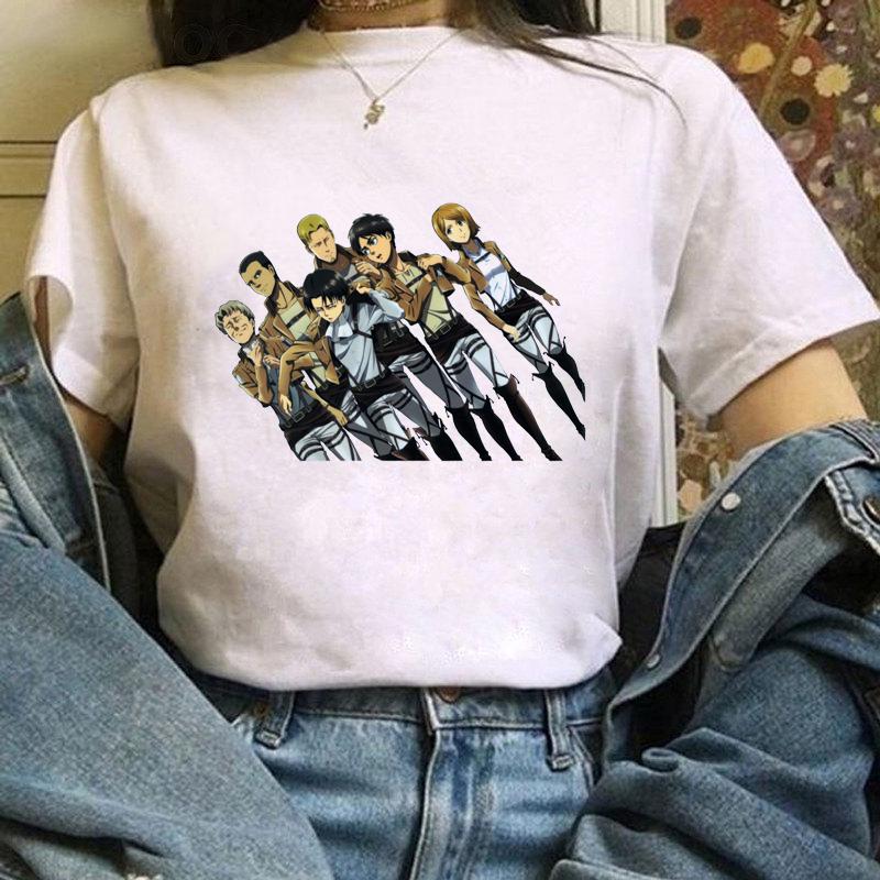 Buy Attack On Titan Levi Squad Tetsuro Araki Clipart Anime Printing Womens T Shirt Summer Street Casual Stretch Slim Tees Basic Couple Tshirs At Affordable Prices Price 8 Usd Free Shipping Real