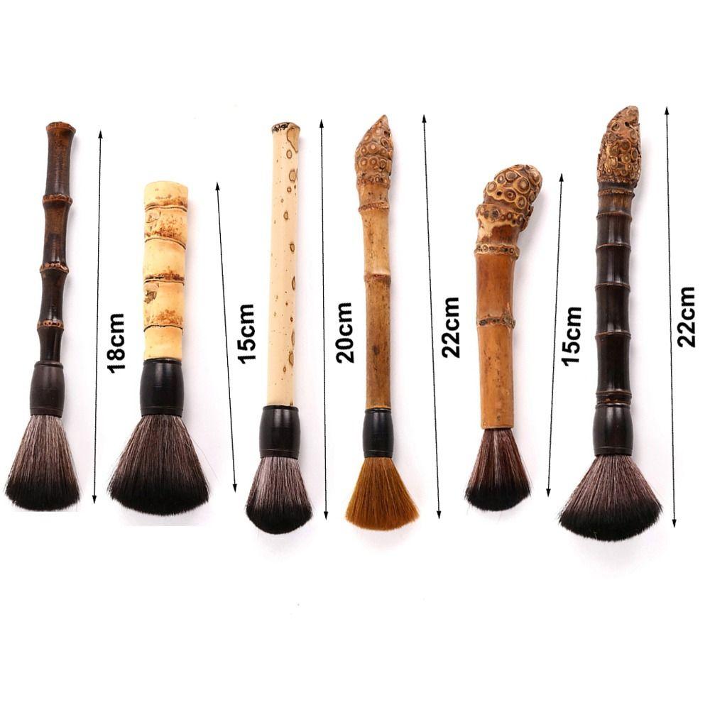 Bamboo Coffee Grinder Cleaning Brush Natural Bristles Vintage Espresso Machine Cleaner Retro Coffee Machine Accessories Cafe Use