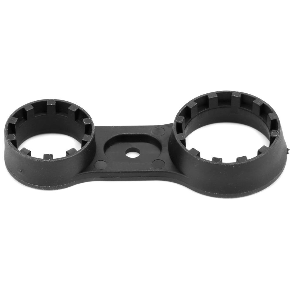 2PCS Double Head Bicycle Front Fork Wrench Plastic Bike Front Fork Cap Wrench  Mountain Bike Repair