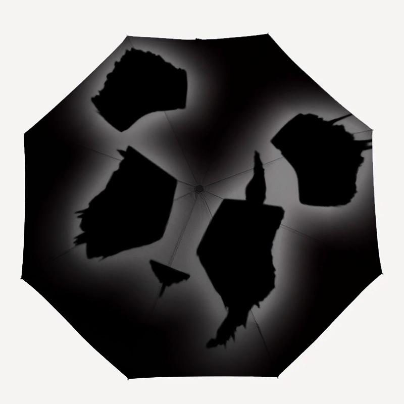 

1pc Panda Recycle Automatic Open/Close Umbrella Compact Folding Umbrella, All-Season Portable Umbrella for Women/Men175
