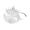 Glass Teapot Tea Glassware Clear with Removable Infuser Heatproof Water Jug for Home Office Living