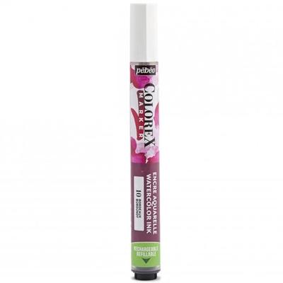 Watercolor Ink Marker - PEBEO - Colorex - Color Bordeaux - Mixed