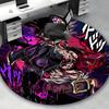 1pc My Hero Academia Midoriya Izuku Deku Round Carpet - Anime Design Chair Mat, Non-Slip Rug for Office, Home Decor, Living Room